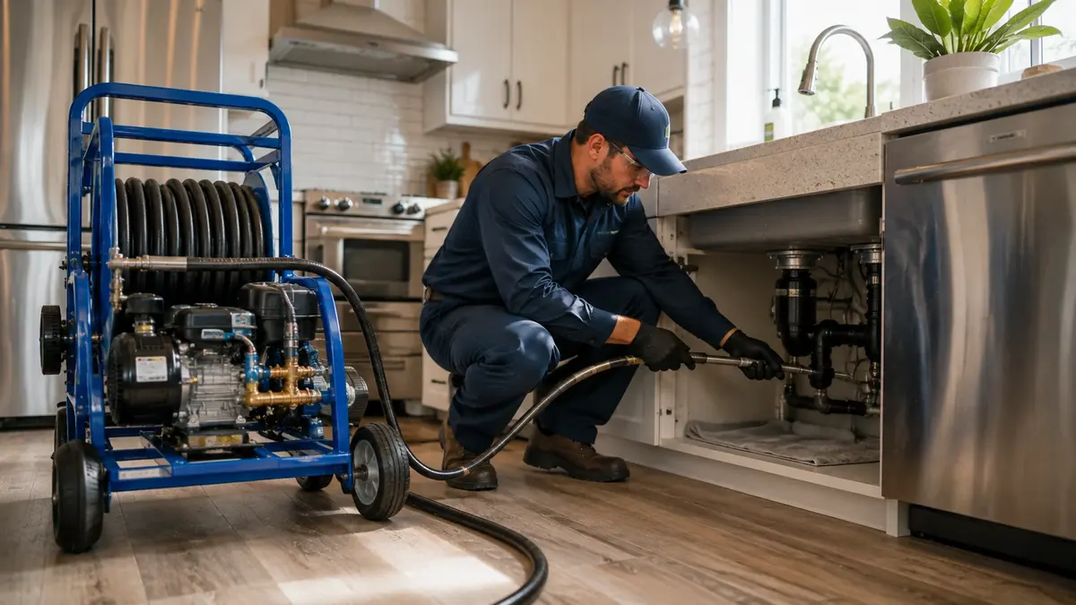 Kitchen Drain Hydro Jetting in Nicasio